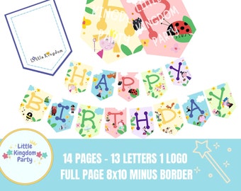 Striscione stampabile per la festa di compleanno di Ben e Holly