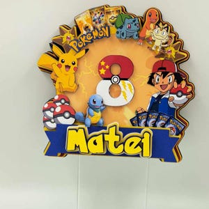 Pokemon 3D CakeTopper