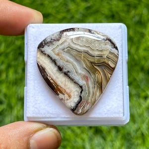 Crazy Lace Agate Cabochon Loose Gemstone Flat Back Red Crazy Lace Agate Stone Handmade Semi Precious Stone For Pendant Making-Lace Agate.