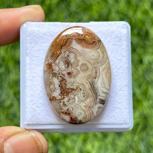 Crazy Lace Agate Cabochon Loose Gemstone Flat Back Red Crazy Lace Agate Stone Handmade Semi Precious Stone For Pendant Making-Lace Agate.