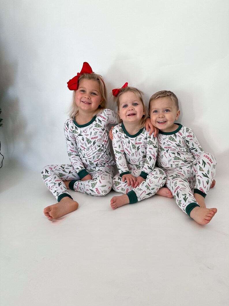 Merry Meadows Christmas Holiday Bamboo Pajamas main image 1