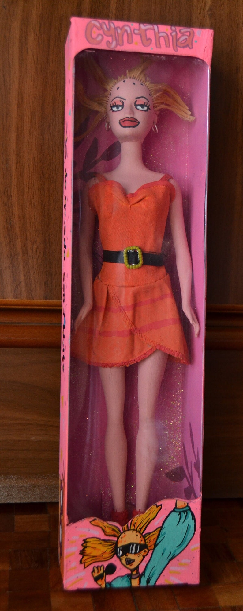 Cynthia de los Rugrats. Muñeca barbie pintada a mano Etsy México