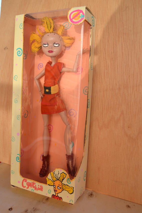 Cynthia From Rugrats. Hand Painted Barbie Doll Etsy