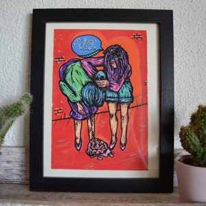 Überdenken - Posca Illustration