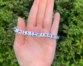 Bible Verse Beaded Bracelets