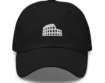 COLOSSEUM Baseball Hat • Embroidered Dad Cap • Rome Italy • Italian Gift Ideas