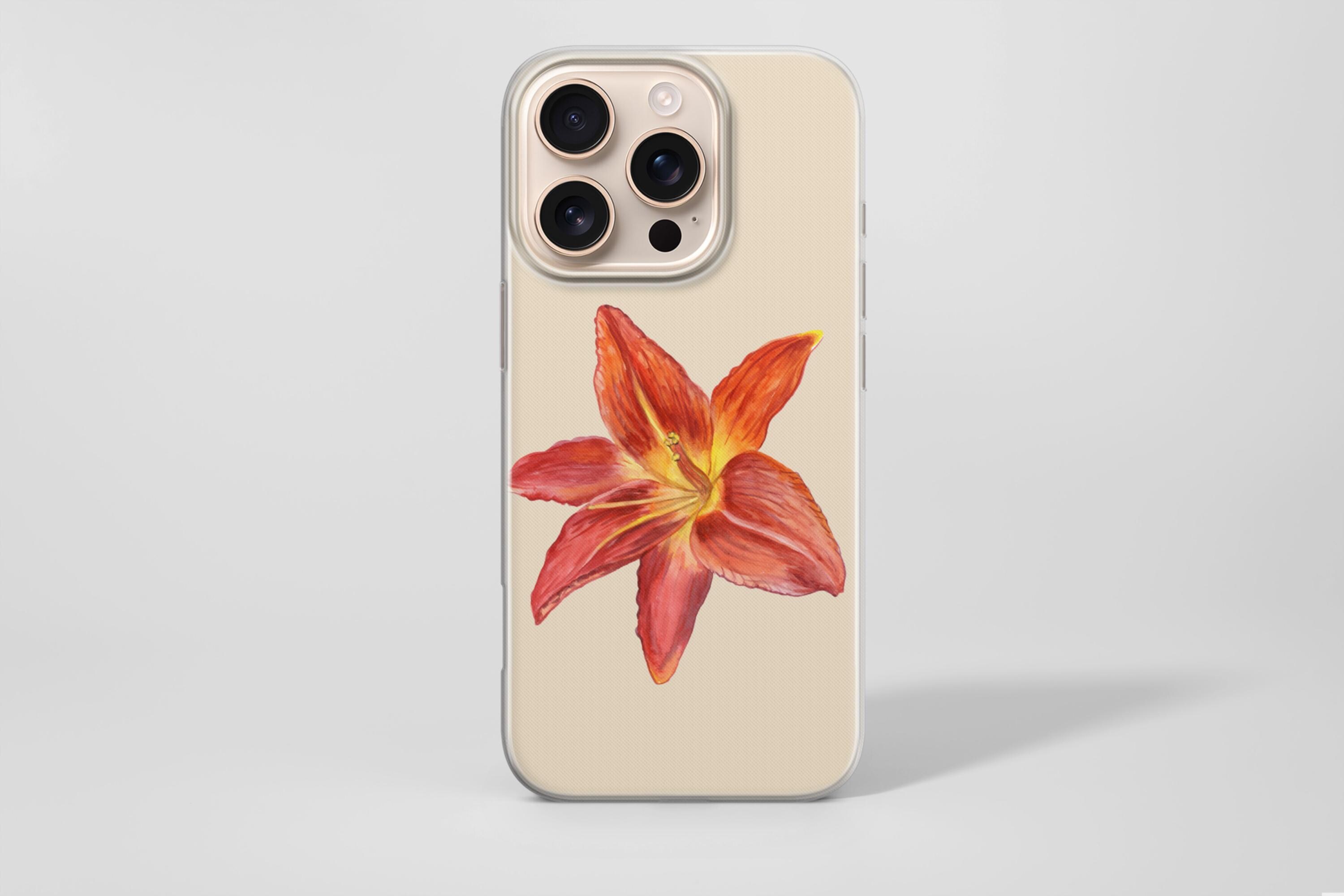 Lily Case Phone Case Flower Blooms Phone Cover Cover for iPhone 17