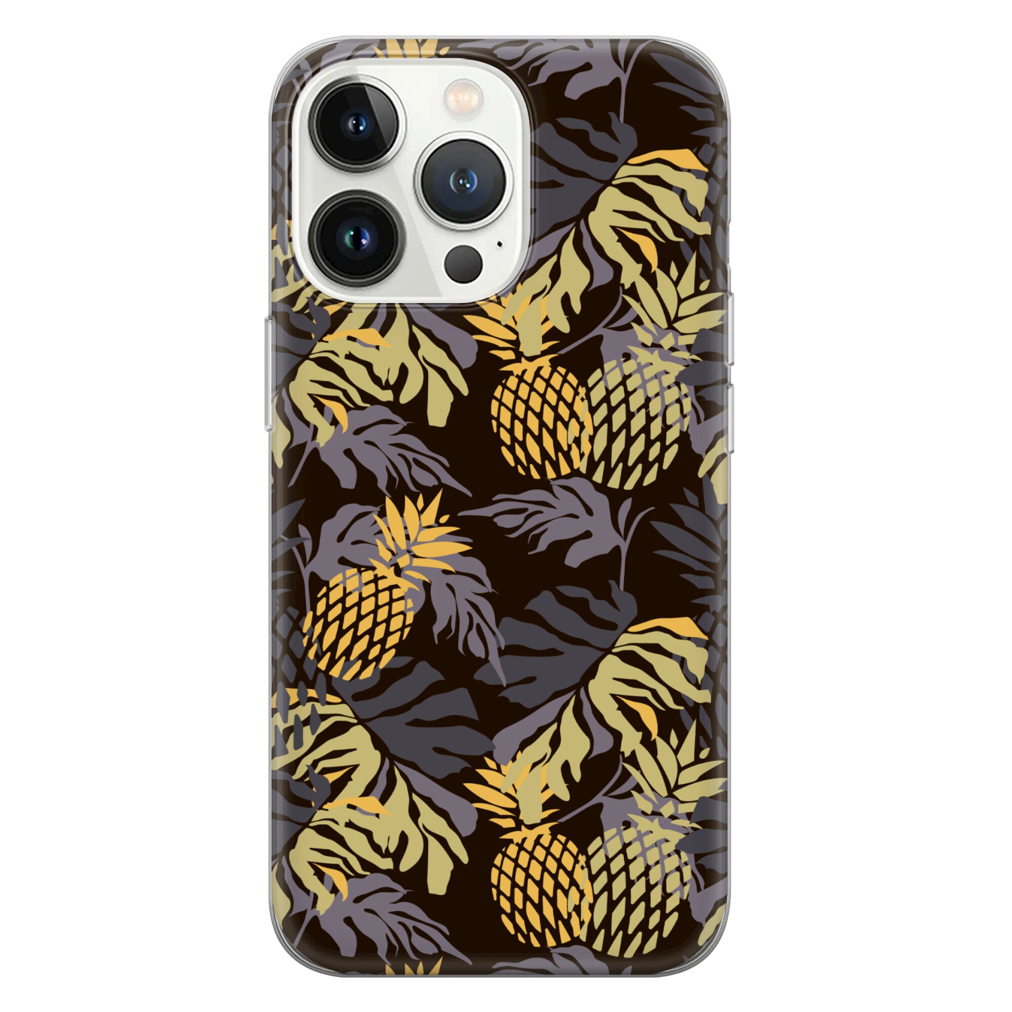 Society6 iPhone4/4S,5用 Pineapple Pattern PINEAPPLE Phone Case Fruits Cover for iPhone 16 Pro,14,13,12