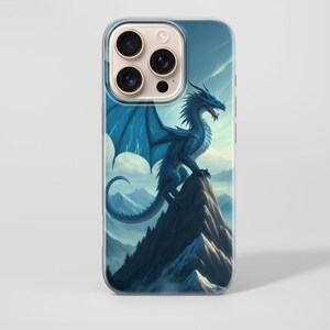 DRAGON Phone Case Majestic Cover for iPhone 16 Pro,15,14,Google Pixel,Models Available Samsung Mythological Galaxy S25 Ultra Majestic Dragon