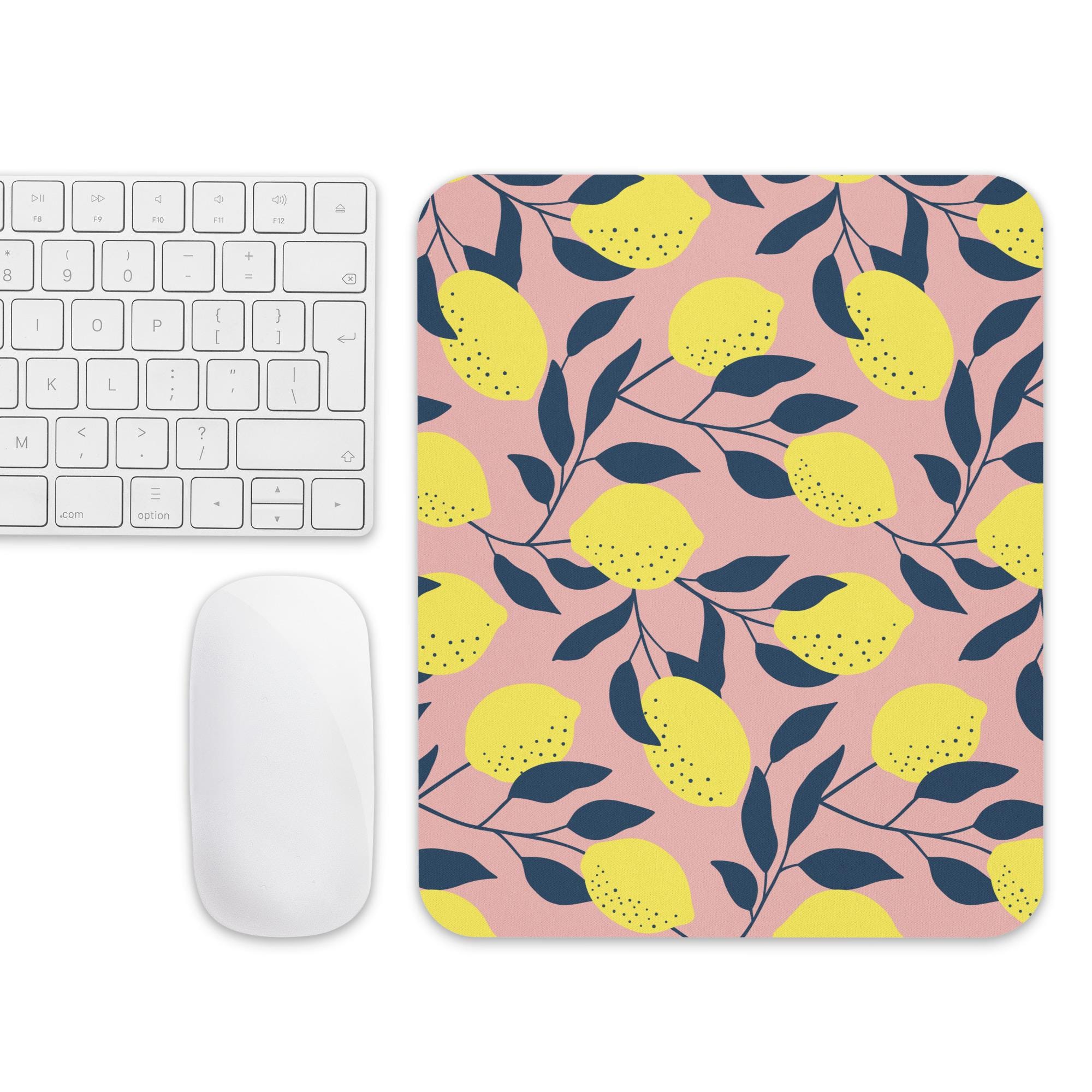 AMALFI LEMONS Mouse Pad, Lemons Mouse Pad, Exotic Mouse Pad, Fruit ...