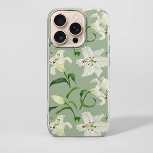 Lily case Phone Case Flowers Blooms phone cover Cover for iPhone 17, 16e, 15, 14, 13, 12, Google Pixel 10, 9 Pro, 8, Samsung S25 edge, S24
