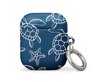 SEA TURTLE Case for AirPods® Ocean case for 1st, 2nd, and 3rd generation AirPods® and 1st and 2nd gen AirPods® Pro® Elegant Sea Turtles