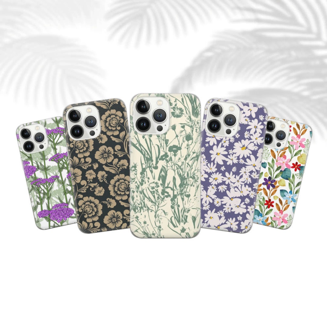 Wildflowers Phone Case Botanical Cover for iPhone 14 13 12 Pro Etsy