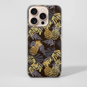 Ananas Coque de portable Fruits pour iPhone 16 Pro, 14, 13, 12, Google Pixel 9, Modèles Disponibles Samsung Elegant Lines Galaxy S25 Ultra Exotique