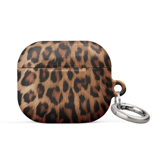 AirPods4 ヒョウ柄ケース付き LEOPARD Case for Airpods® Cheetah Case for 1st, 2nd, and 3rd
