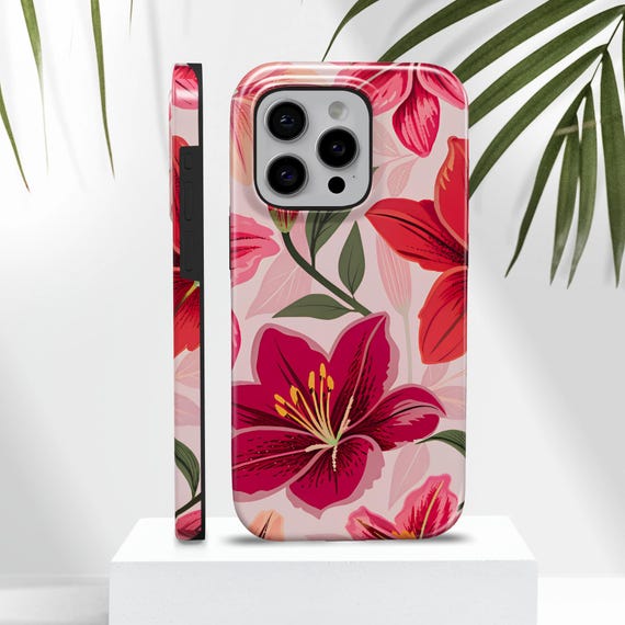 Lily Phone Case Phone Case Pink Floral Phone TOUGH Cover for iPhone 17, 16e, 15, 14, 13, 12, Google Pixel 10, 9 Pro, 8, 7A, Samsung S25 - Etsy Lily Phone Case Phone Case Pink Floral Phone TOUGH Cover for iPhone 17, 16e, 15, 14, 13, 12, Google Pixel 10, 9 Pro, 8, 7A, Samsung S25 - Etsy