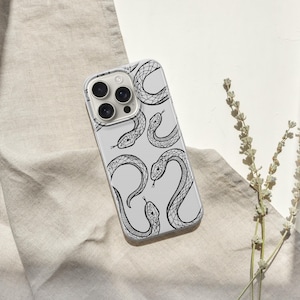 Custodia per telefono a forma di serpente Custodia per telefono Wild Snake Cover per iPhone 17, 16e, 15, 14, 13, 12, Google Pixel 10, 9 Pro, 8, Samsung S25 edge, S24