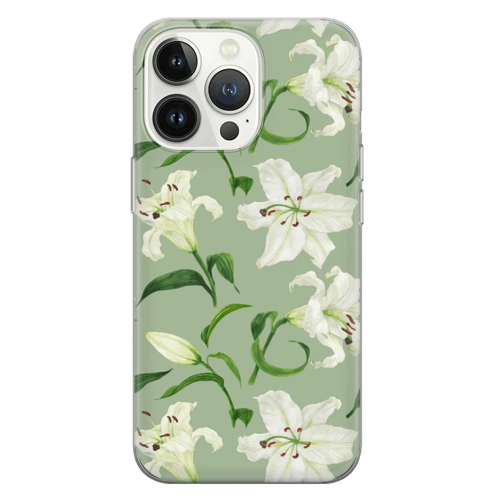 Lily Case Phone Case Flowers Blooms Phone Cover Cover for iPhone