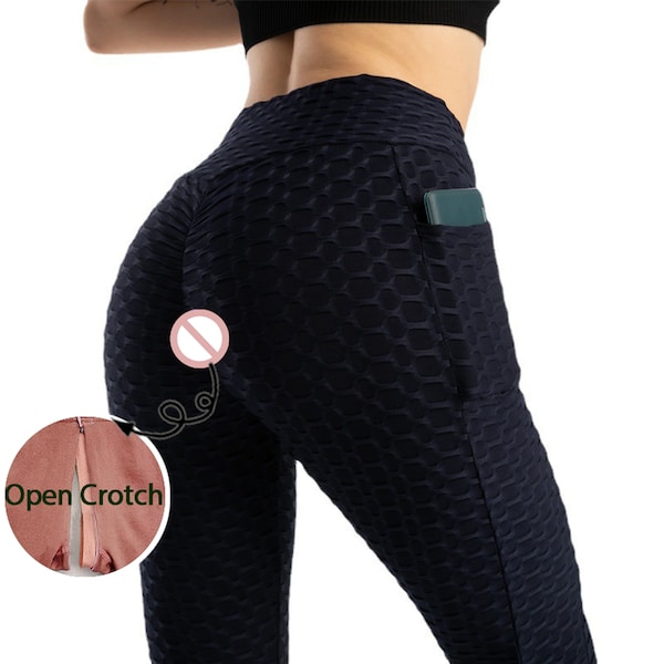 Open Crotch Yoga Pants Etsy UK
