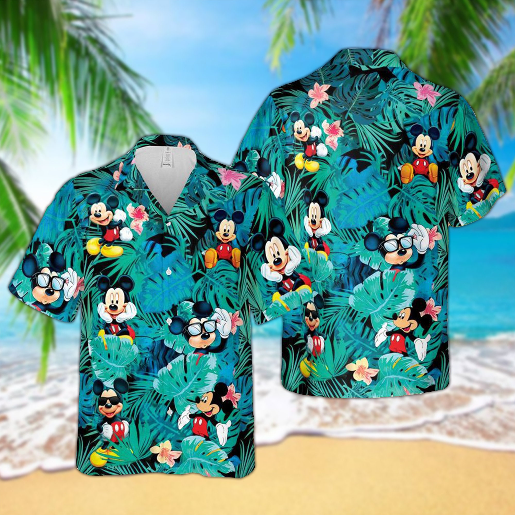 Discover Cartoon Movie Hawaii Shirt, Mouse Button Up Shirt Holiday, Mouse Hawaiian Shirt, Mouse Shirt Gift