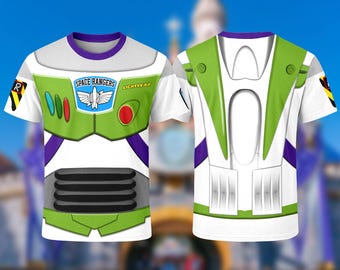 Buzz Lightyear Astronaut Toy Halloween 3D Shirt, Halloween Costume For Family Group T-Shirt, Space Toy Cosplay Costume Tee, Gift For Friend