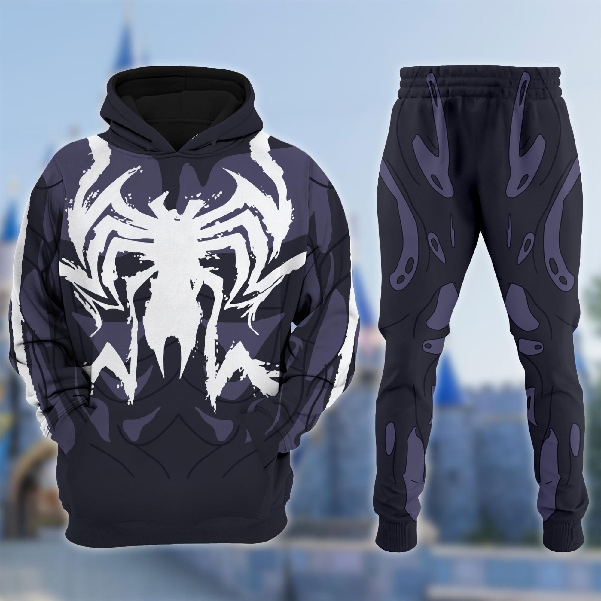 venom cosplay hoodie