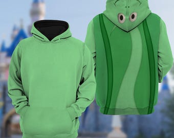 Hoppers Costume Hoodie, Lizard Hoppers T-shirt, Lizard Trending Halloween Cosplay All Over Print Tee, Lizard Meme Sweatshirt