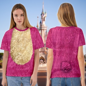 Lotso Bear Shirt, Pink Bear Costume Cosplay 3D Shirt, Toy Story Halloween Costume For Family Group T Shirt, Villain Halloween Toy Men Tee 画像 3