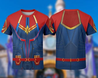 Superhero Women 3D T-Shirt, Halloween Cosplay Running Costume Cosplay, Halloween Group Matching Shirt, Halloween Family/Friend Party Gift