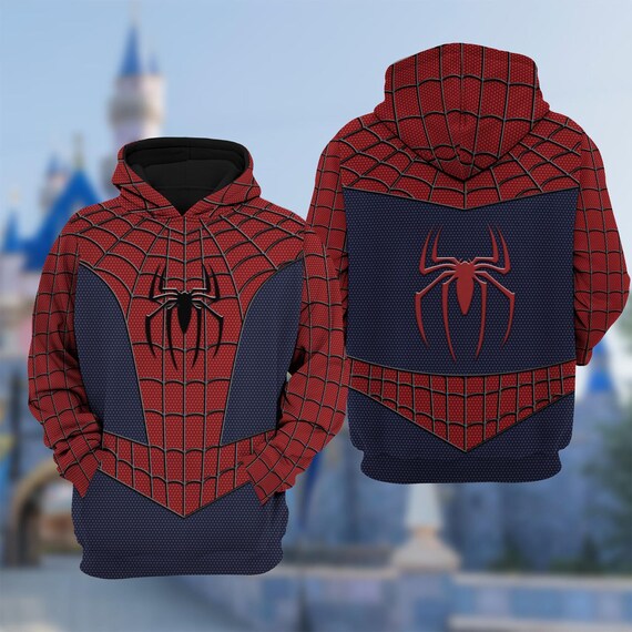 Disney Spider Man Inspired Halloween Costume Hoodie, Peter Parker Cosplay  Costume Sweatshirt, Spiderman 3D Halloween Cosplay Costume - Etsy