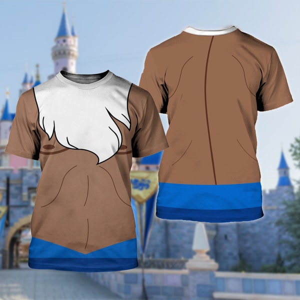 Camiseta 3D del rey del océano, película de dibujos animados Merfolk, regalo de camisa con estampado completo para fanáticos, disfraz de Halloween para camiseta de grupo familiar