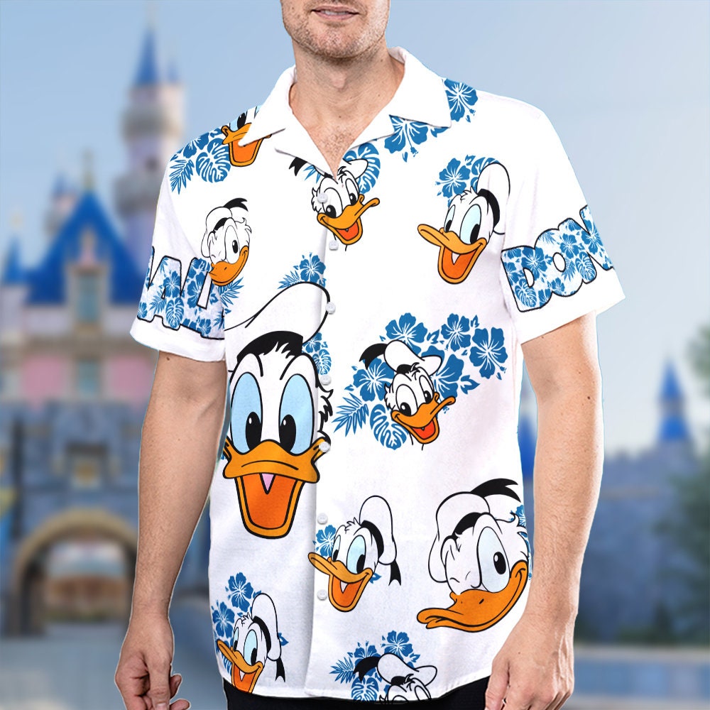 Donald duck hawaiian shirt clearance