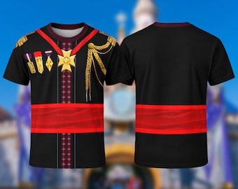 Winter Animated Dad Costume 3D Shirt, Ice Princess Father Outfit Cosplay, Christmas Shirt, Halloween Costume Shirt For Family/Group Matching