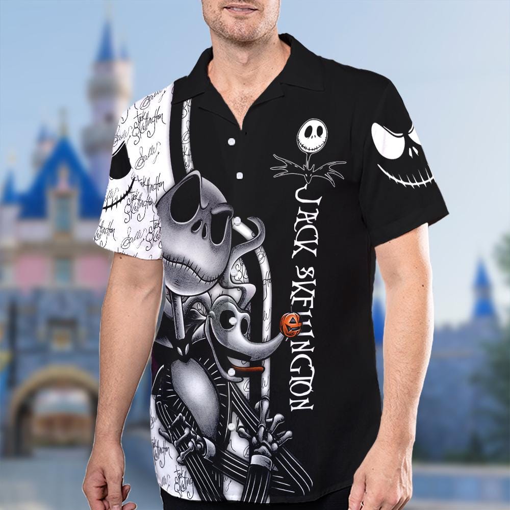 white christmas dresses Gearhumans 3D Jack Skellington Halloween Cosplay Custom Sweatshirt App main image 0