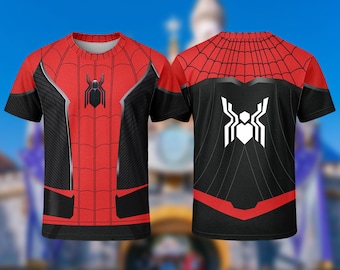 Spider Halloween Costume Cosplay 3D Shirt, Hero Spider 3D All Over Print Shirt, Superhero Movie Character Costume Party Group Matching