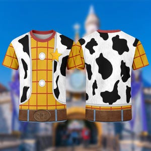 Woody Cowboy Doll Halloween Shirt, Halloween Costume For Family Group Matching T Shirt, Toy Story Cosplay Costume Party Hoodie Outfit image 4