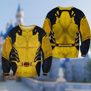 Superhero Wolverine Hoodie, Deadpool & Wolverine Movie 3D Adult T-shirt Hoodie, Wolverine All Over Print Shirt, Wolverine Hoodie Gift image 3