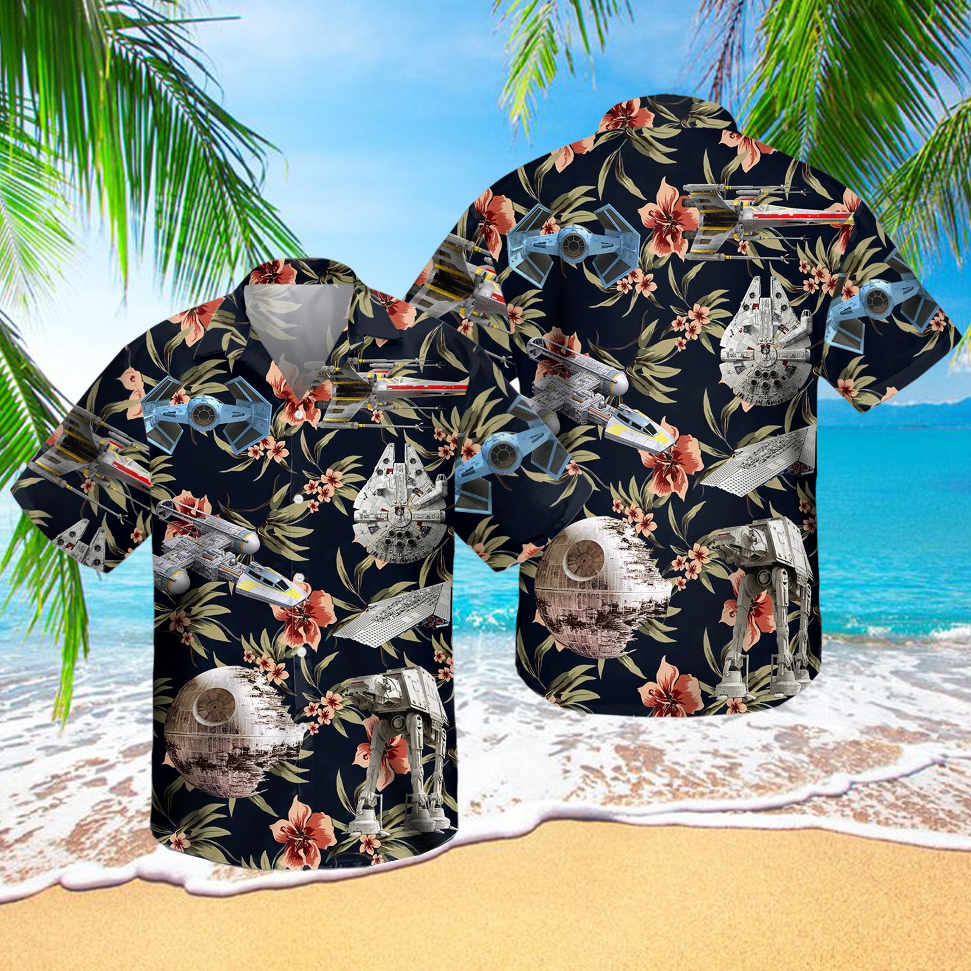 Discover Starship 3D All Over Printed Hawaiian Shirt