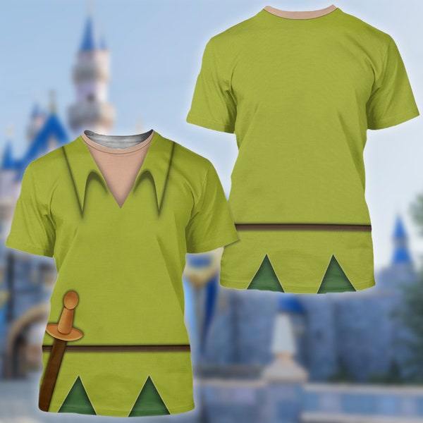 Halloween Costume For Family Group 3D Shirt, Prince Cosplay Costume Tee, Magic Green Hero Chacrater Halloween Shirt, Superhero Cosplay