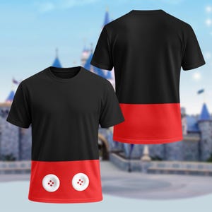 Camiseta 3D de ratón adorable, disfraz de Halloween para grupo familiar, disfraz familiar de Halloween, estampado integral de personajes de películas