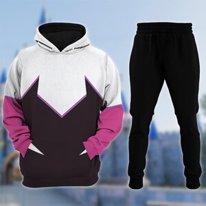 Spider Friends Ghost Spider Cosplay Halloween Disney Bounding Unisex Kid s Hoodie Etsy UK