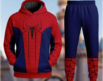 Spider Man Halloween Shirt, Spiderman Superhero Halloween Costume For Family Group Zip Hoodie, Superhero Clothing Men Gift