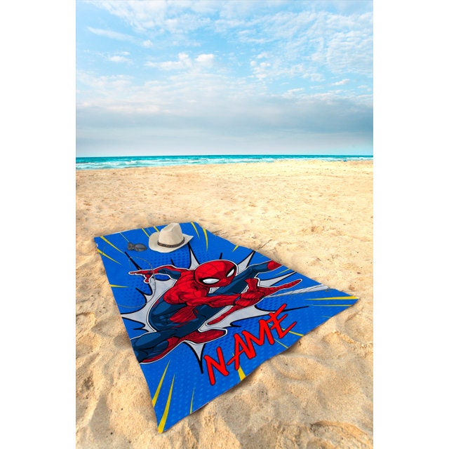 Spider Movie Beach Towels, Spider Beach Towels, Magic World Beach Towel, Superhero Movie Beach Towel