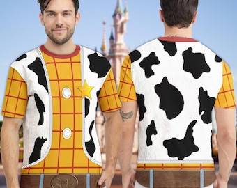 Disney Woody Cowboy Doll Halloween Shirt, Halloween Costume For Family Group Matching T Shirt, Toy Story Cosplay Costume Party Hoodie Outfit
