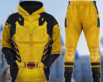 Superhero Wolverine Hoodie, Deadpool & Wolverine Movie 3D Adult T-shirt Hoodie, Wolverine All Over Print Shirt, Wolverine Hoodie Gift
