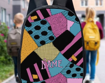Personalize Bag Halloween Horror Backpack, Nightmare Christmas Lunch Bag, Costume Cosplay Cartoon Bottle, Back To School Bag