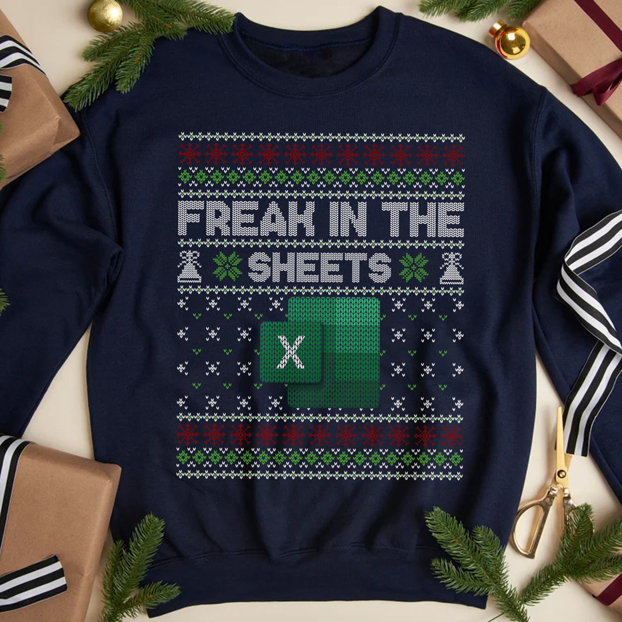 Excel Christmas Sweater - Etsy