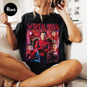 Comfort Color® Peter ParkerSpider Hero Movie Vintage Bootleg 90s Shirt, A Brand New Day Tee, MCU Marvel Superhero Tee, Disneyworld Trip bild 8