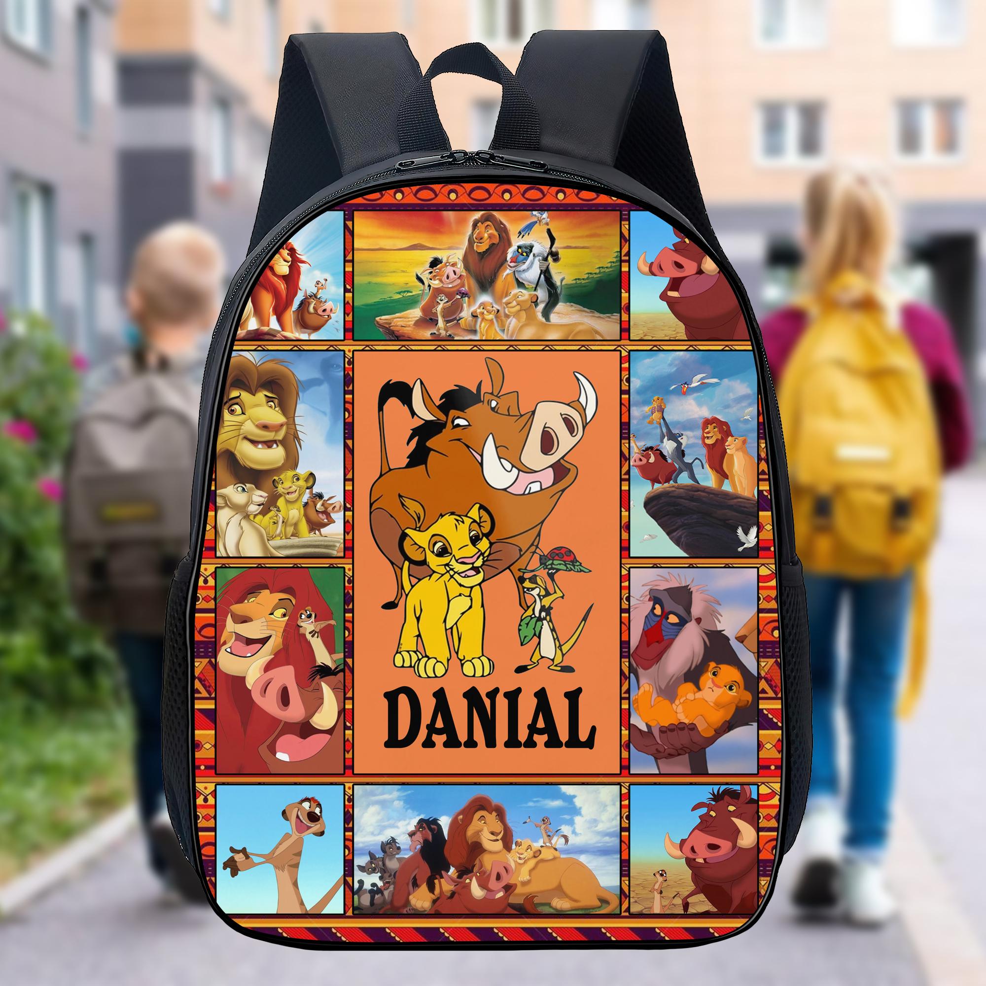 Personalized Hakuna Matata Backpack, Lion King Characters  display picture 2