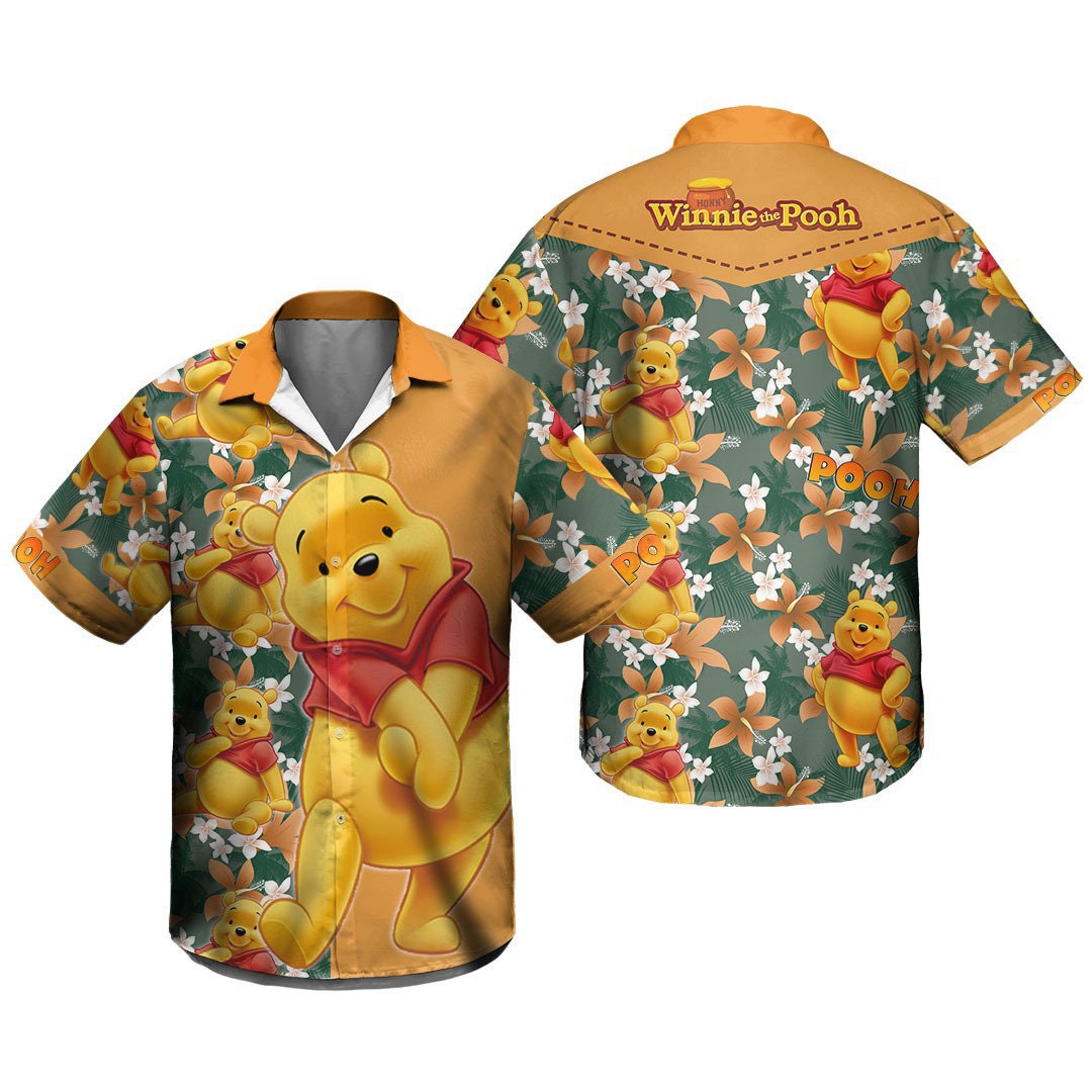 Discover Honey Loving Bear 3D Hawaiian Shirt